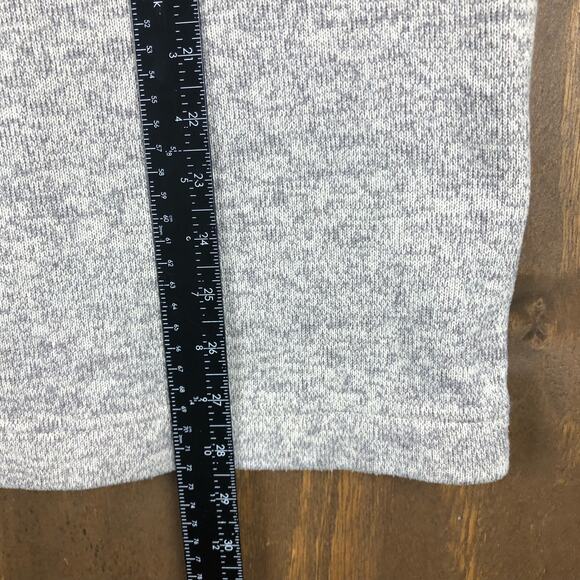 Van Heusen Mens Sweater Healthered Brown Classic Flex Fit 1/4 Zip Long Sleeve XL - Picture 8 of 12